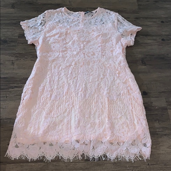 SHEIN Dresses & Skirts - Pink lace dress